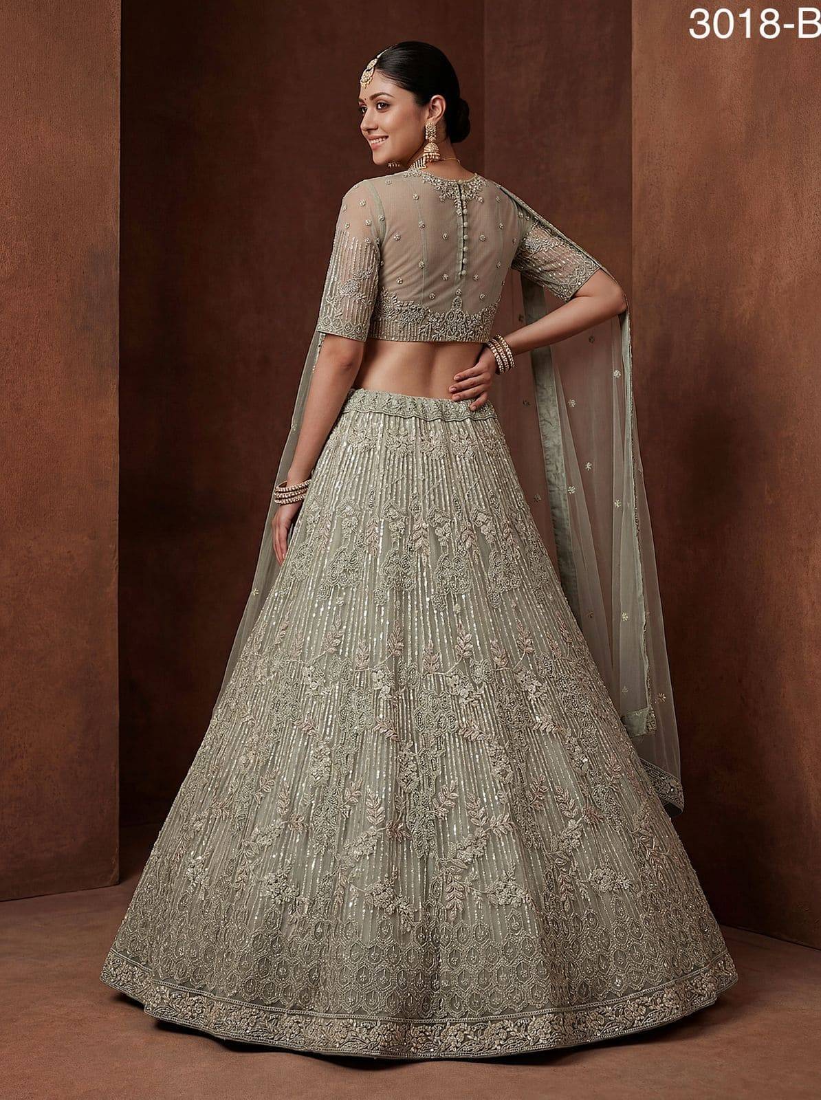 3018 BY FASHID Indian Traditional Wear Bridal Collection Beautiful Stylish Fancy Colorful Bridal Wear & Occasional Wear Fancy Lehengas At Wholesale Price